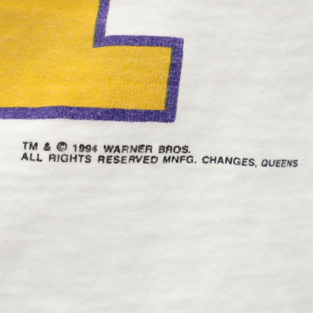 チェンジーズ 90s USA製 ワーナーブラザーズ バックスバニー プリント バッグス・バニー 半袖 Tシャツ XL ホワイト Changes メンズ