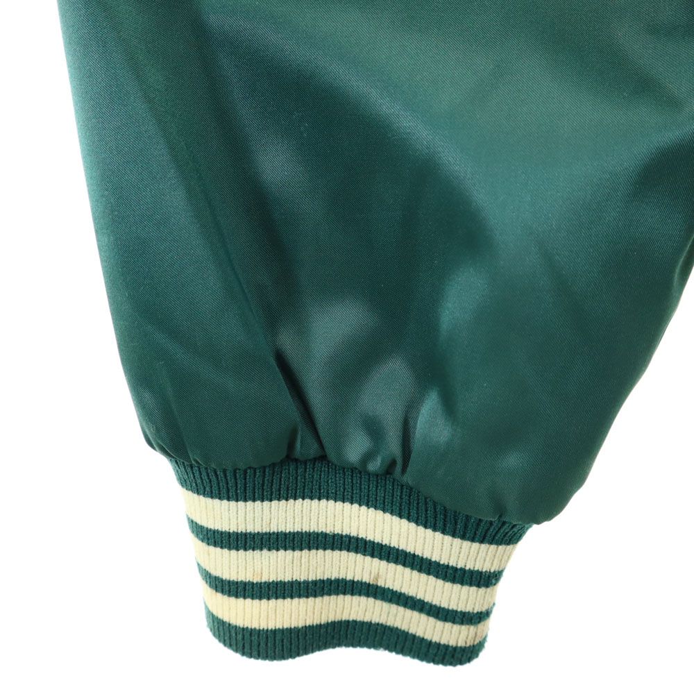 adidas アディダス 70s 80s デサント製 ヴィンテージ トレフォイルロゴ スタジャン L グリーン メンズ