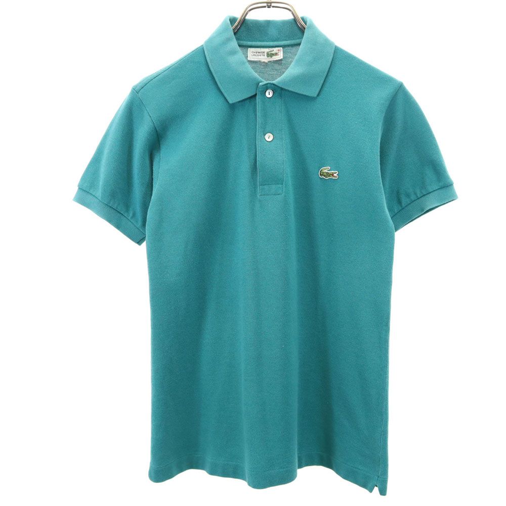CHEMISE LACOSTE シュミーズラコステ ゴルフ 半袖 鹿の子 ポロシャツ 2 ターコイズ レディース