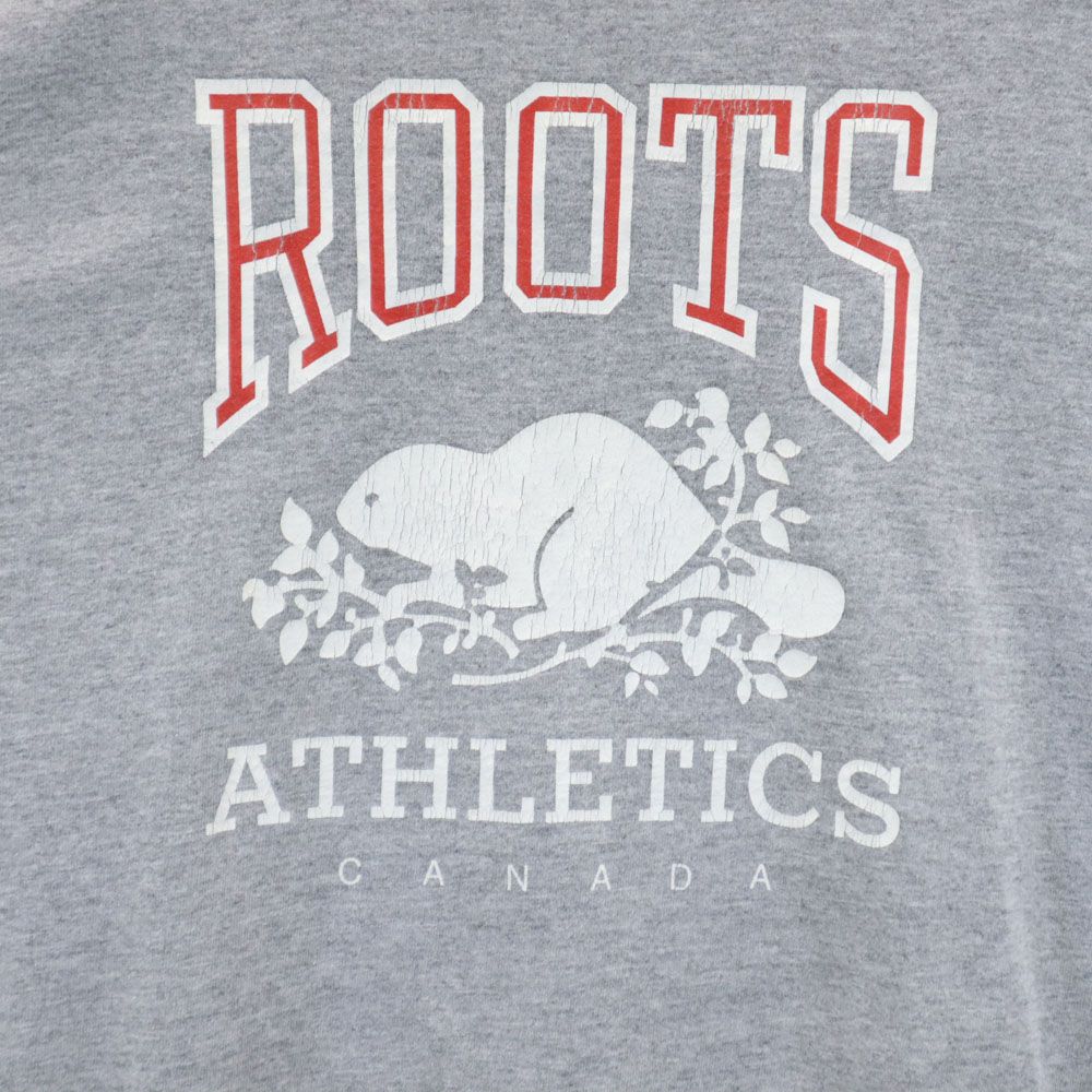 ルーツアスレチック 半袖 Tシャツ M グレー ROOTS ATHLETICS メンズ