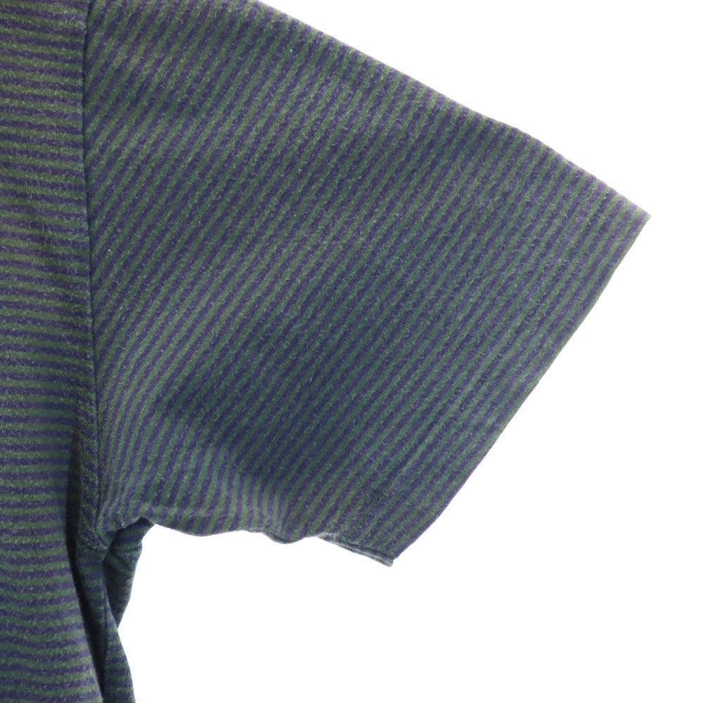 Polo by Ralph Lauren ポロバイラルフローレン 日本製 ボーダー柄 半袖 Tシャツ L 紺紫 メンズ