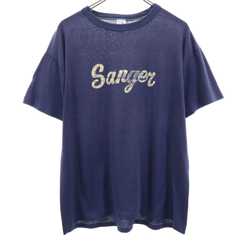 RUSSELL ATHLETIC ラッセルアスレチック 90s オールド 半袖 Tシャツ L ネイビー メンズ