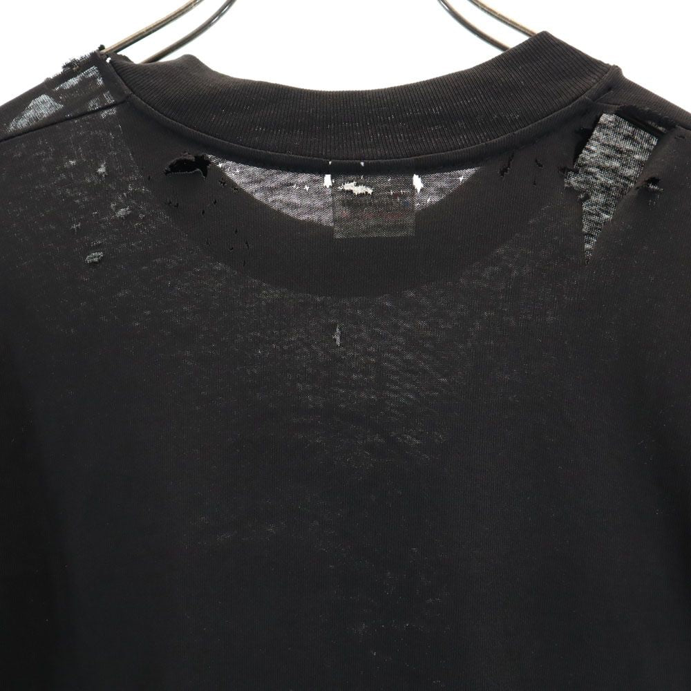 STEDMAN ステッドマン 90s USA製 オールド ジャンク パームツリー柄 半袖 Tシャツ L ブラック メンズ