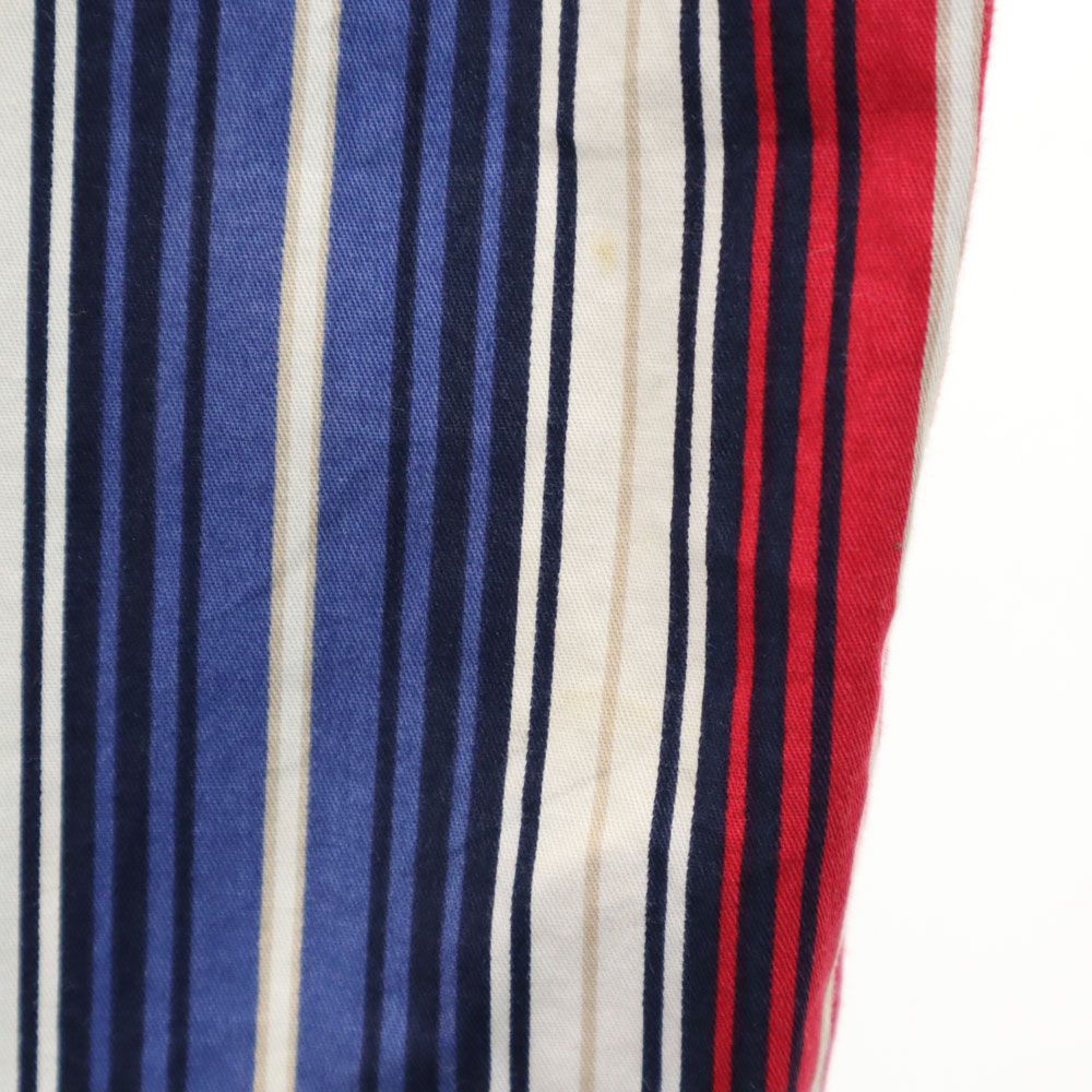 NORTHERN EXPLORER 90s オールド ストライプ柄 半袖 ボタンダウンシャツ M レッド 他 メンズ