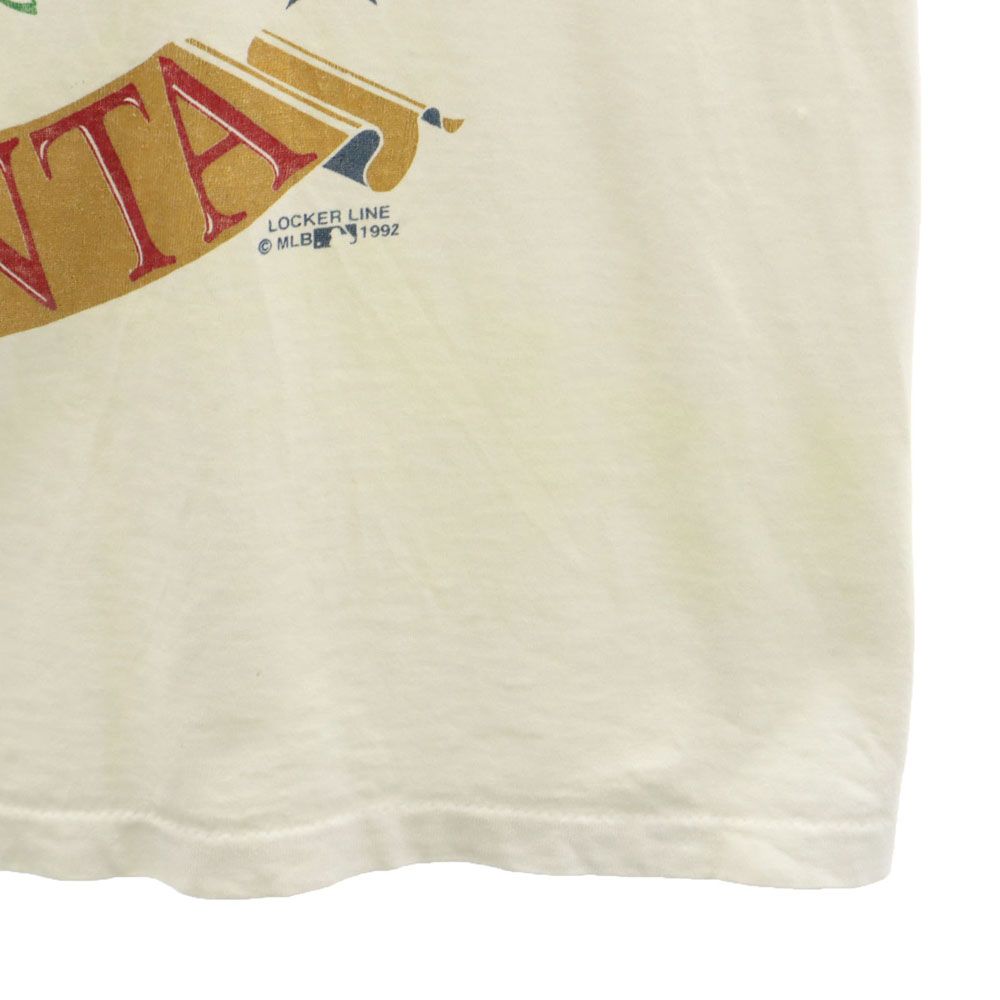 MILLER ミラー 90s USA製 MLB オールド プリント 半袖 Tシャツ L ホワイト メンズ