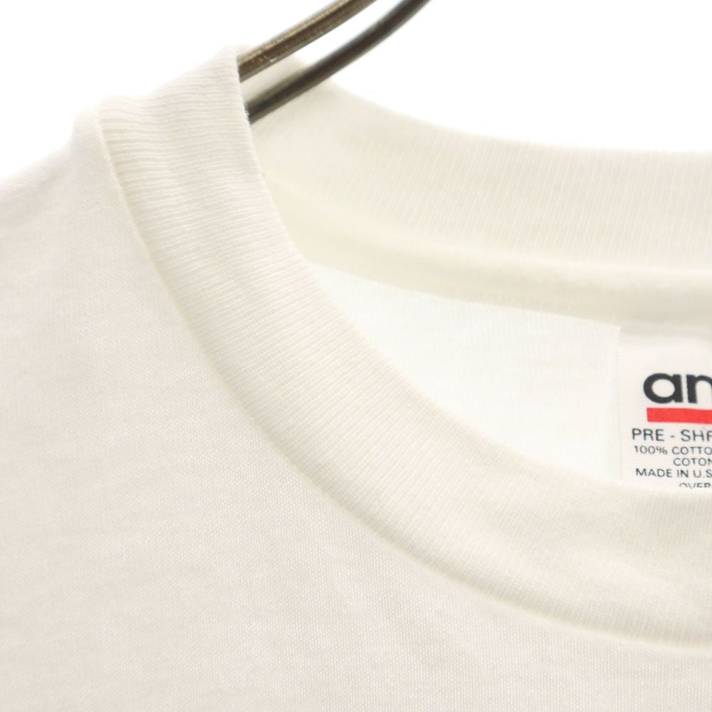 anbil アンビル 90s USA製 オールド プリント 半袖 Tシャツ M ホワイト メンズ