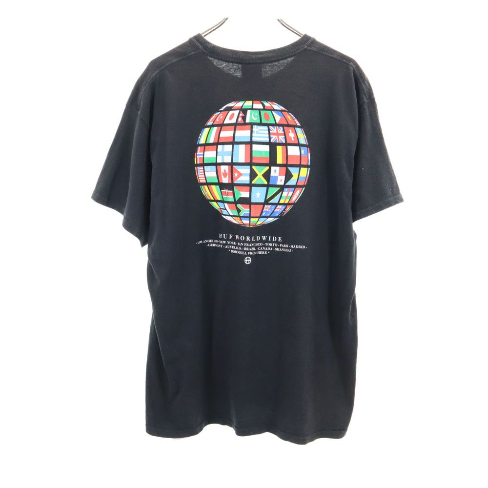 HUF ハフ 半袖 Tシャツ XL ブラック メンズ