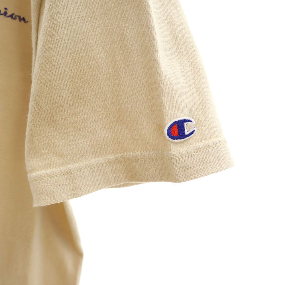 Champion チャンピオン 90s USA製 オールド 半袖 Tシャツ M ベージュ メンズ