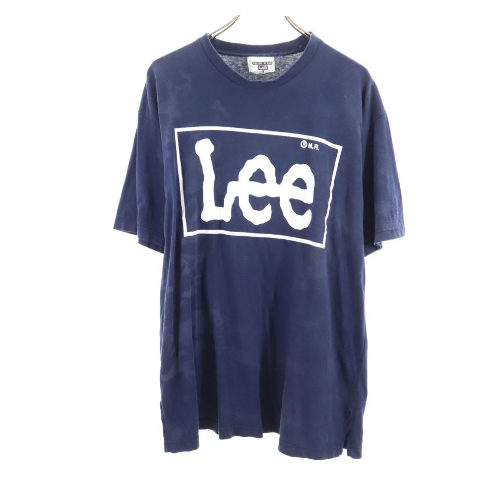 Lee リー 90s USA製 オールド 半袖 Tシャツ L ネイビー メンズ