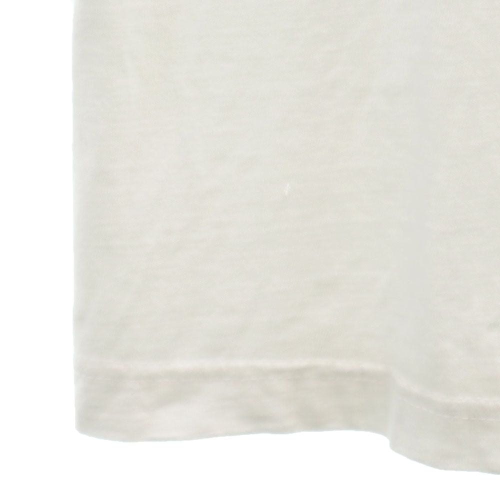 adidas アディダス 80s トレフォイルロゴ ヴィンテージ バックプリント 半袖 Tシャツ L ホワイト メンズ