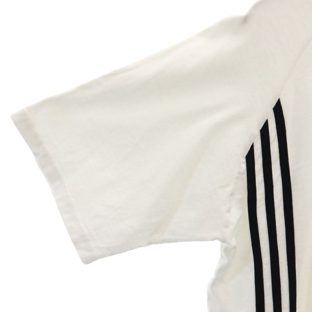 adidas アディダス 80s トレフォイルロゴ ヴィンテージ バックプリント 半袖 Tシャツ L ホワイト メンズ