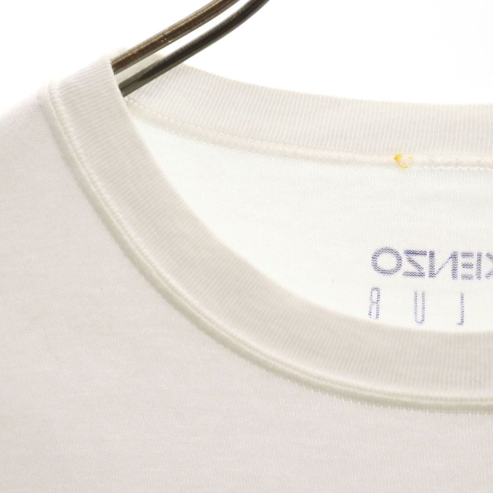 KENZO CLUB ケンゾークラブ 90s 日本製 オールド プリント 半袖 Tシャツ 38 ホワイト レディース