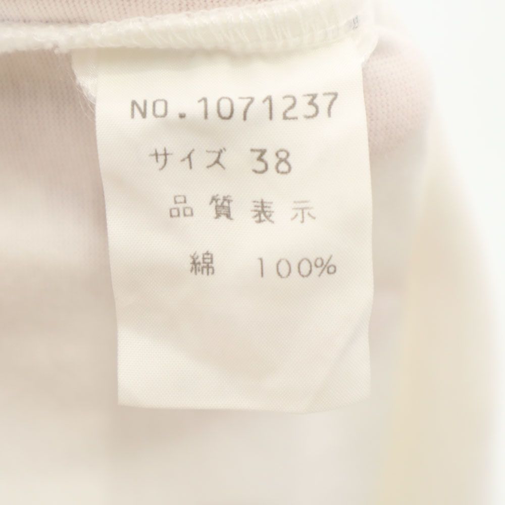 KENZO CLUB ケンゾークラブ 90s 日本製 オールド プリント 半袖 Tシャツ 38 ホワイト レディース