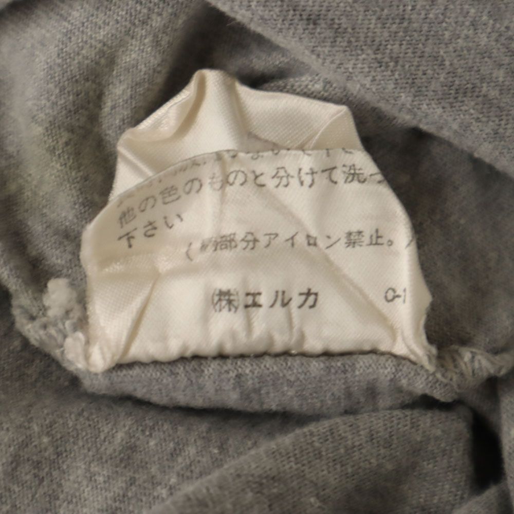 composition by KENZO コンポジション ケンゾー 90s 日本製 オールド バックプリント 半袖 Tシャツ 38 グレー レディース