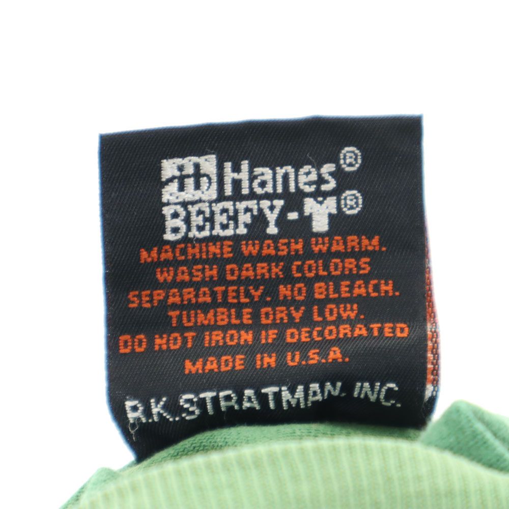 HARLEY DAVIDSON ハーレーダビッドソン 90s USA製 オールド 半袖 Tシャツ L 14-16 グリーン系 キッズ