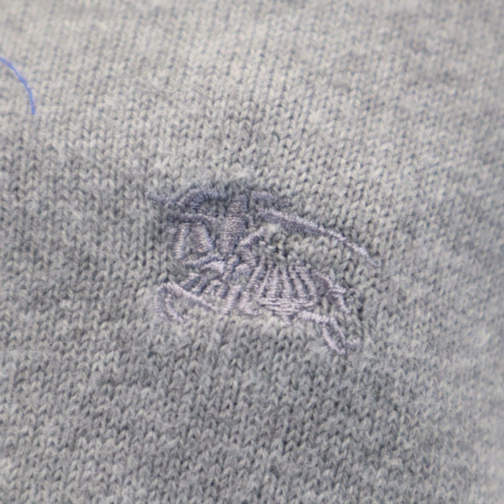 BURBERRY BLUE LABEL バーバリーブルーレーベル 三陽商会 長袖 コットン セーター 38 グレー ニット レディース