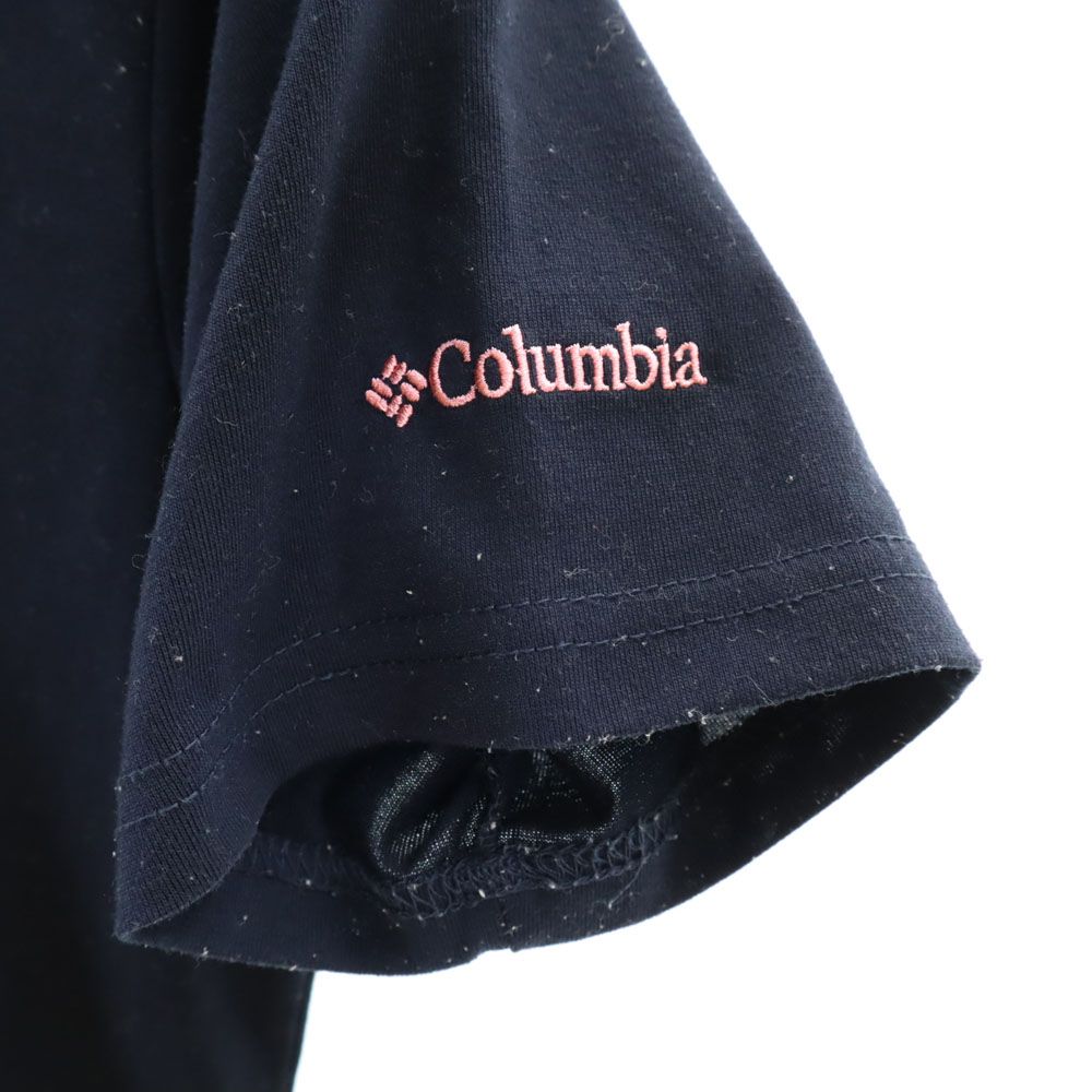 コロンビア 半袖 Tシャツ M ネイビー系 Columbia レディース