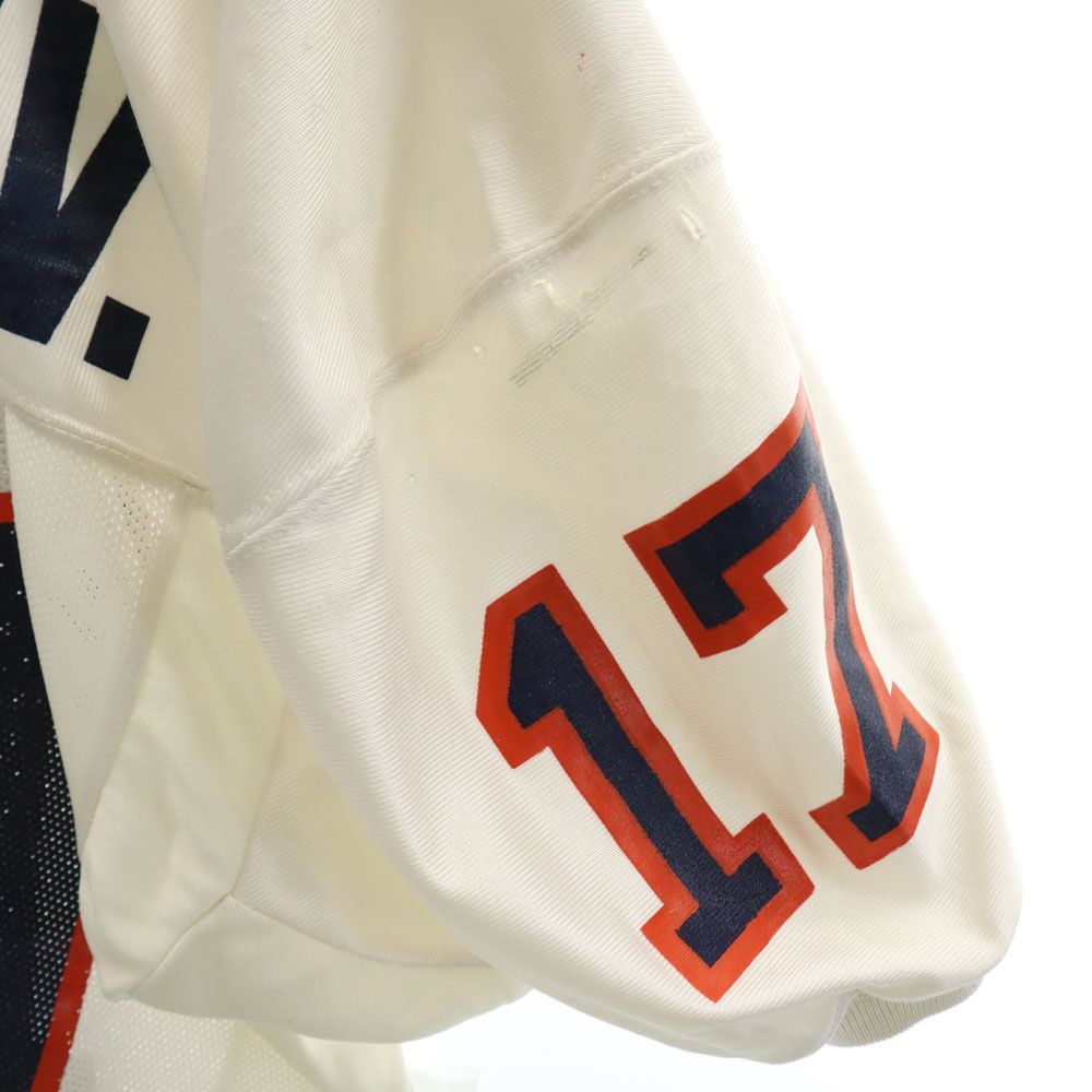 QBCLUB キュービィクラブ 90s USA製 オールド アメリカンフットボール 半袖 Vネック ウェア M ホワイト系 メンズ