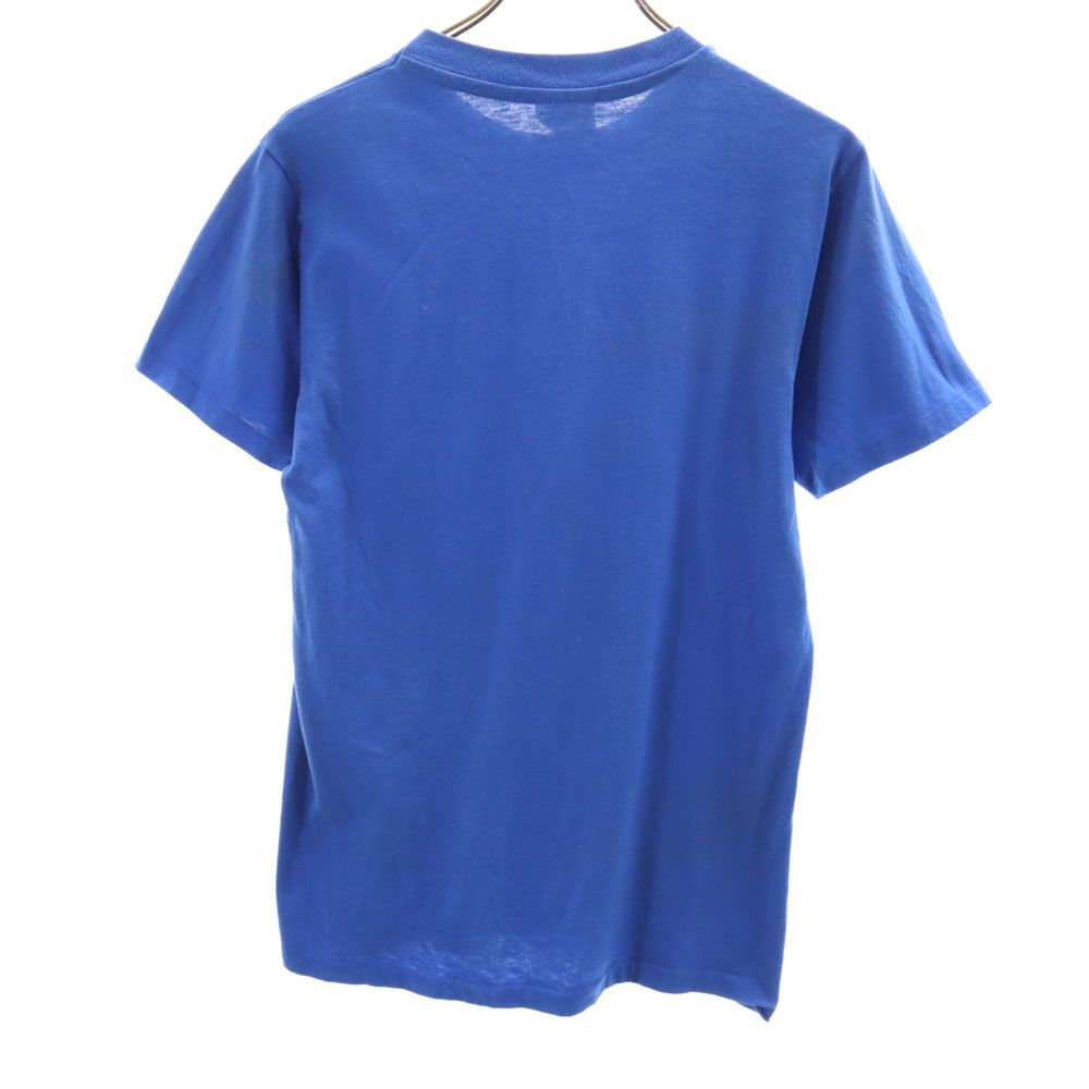 Hanes ヘインズ 90s オールド USA製 半袖 Tシャツ M ブルー系 メンズ