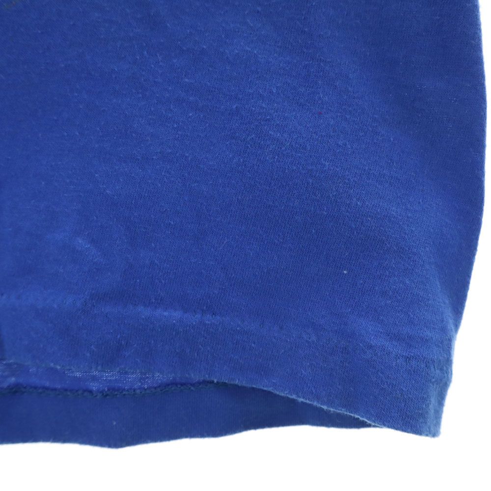 Hanes ヘインズ 90s オールド USA製 半袖 Tシャツ M ブルー系 メンズ
