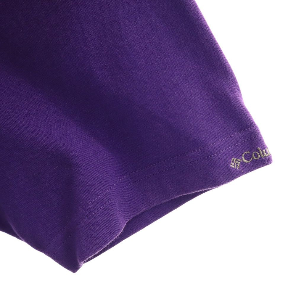 コロンビア プリント 半袖 Tシャツ L パープル系 Columbia メンズ