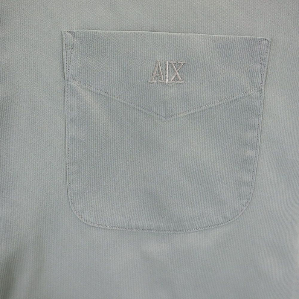 ARMANI EXCHANGE アルマーニエクスチェンジ 90s オールド 長袖 シャツ S グレー系 メンズ