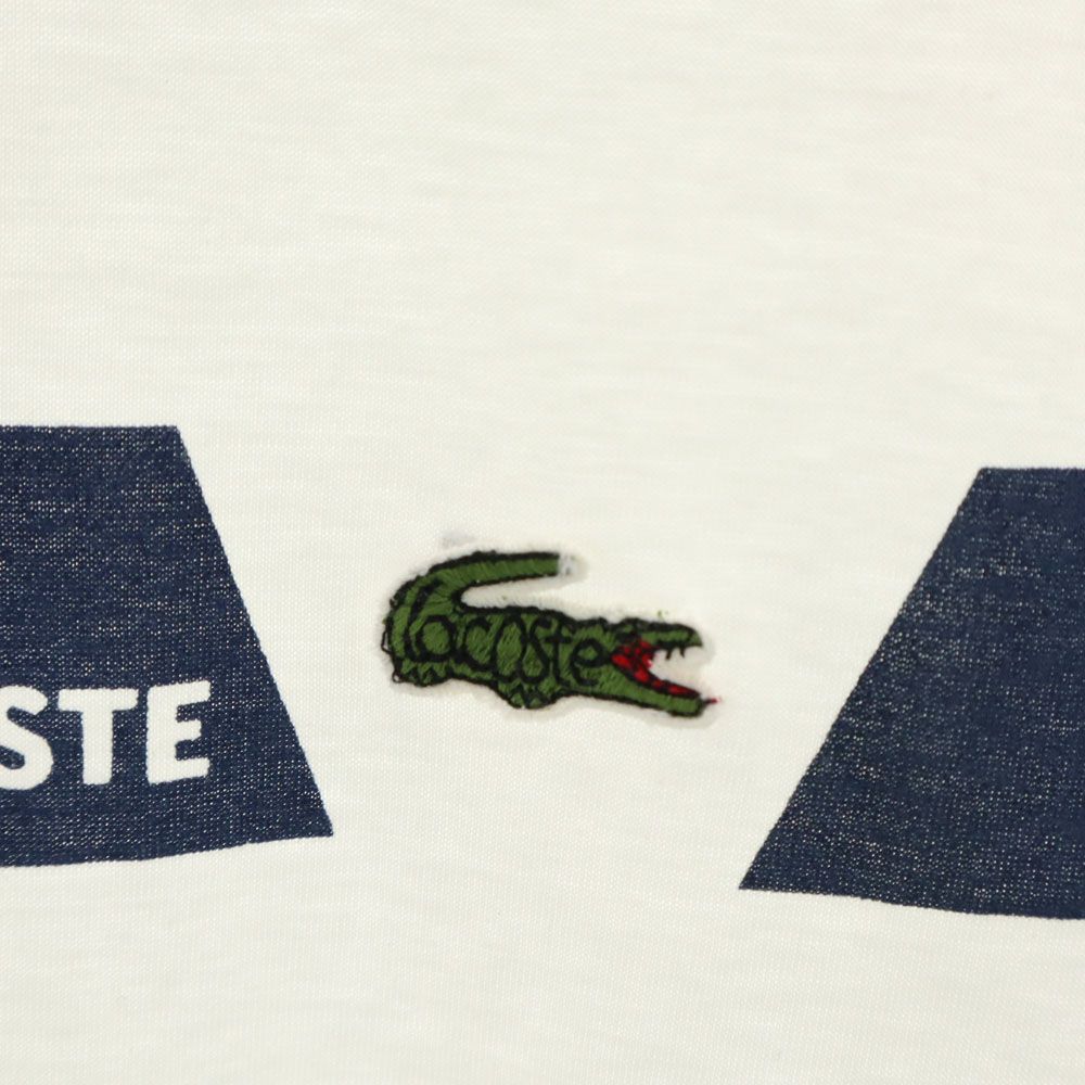 ラコステ 半袖 Tシャツ 40 ホワイト系 LACOSTE レディース