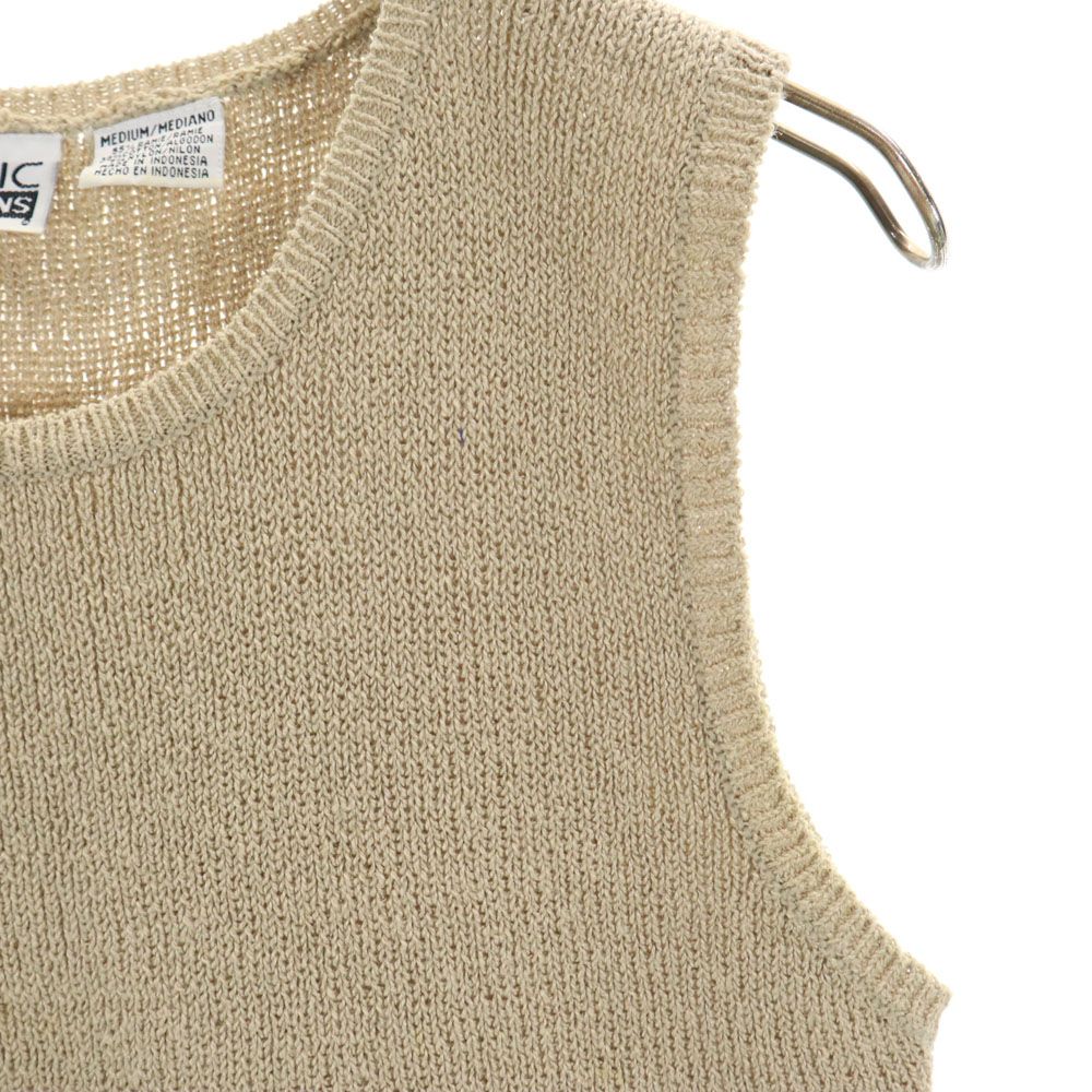 BASIC EDITIONS ベーシックエディションズ 90s オールド ベスト M 生成り レディース