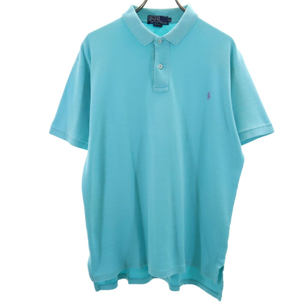 Polo by Ralph Lauren ポロバイラルフローレン 半袖 ポロシャツ XL ターコイズ系 メンズ