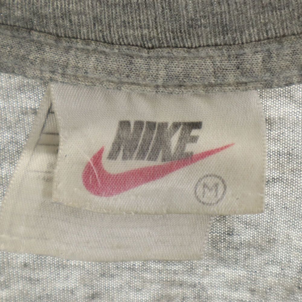 ナイキ 90s オールド 白タグ ジャンク 半袖 Tシャツ M グレー NIKE メンズ
