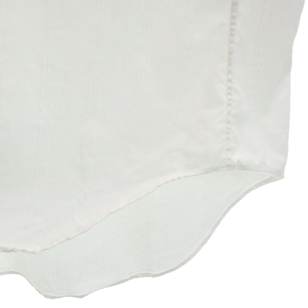 セリーヌ オールド 総柄 長袖 シャツ ホワイト CELINE メンズ