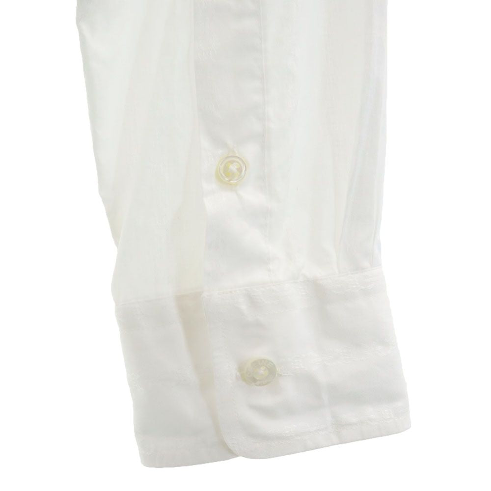 セリーヌ オールド 総柄 長袖 シャツ ホワイト CELINE メンズ