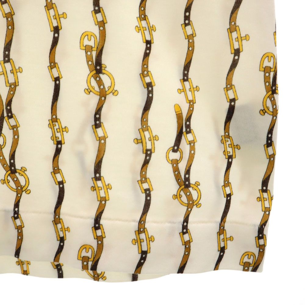 masters. 80s ヴィンテージ 総柄 半袖 ポロシャツ M ベージュ メンズ