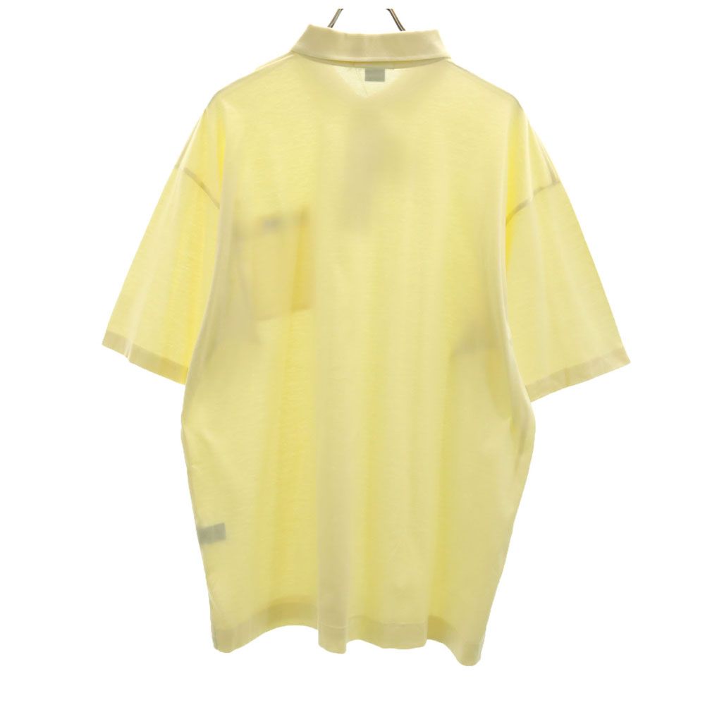 未使用 NAUTICA ノーティカ 90s オールド デッドストック 半袖 ポロシャツ L イエロー タグ付き メンズ