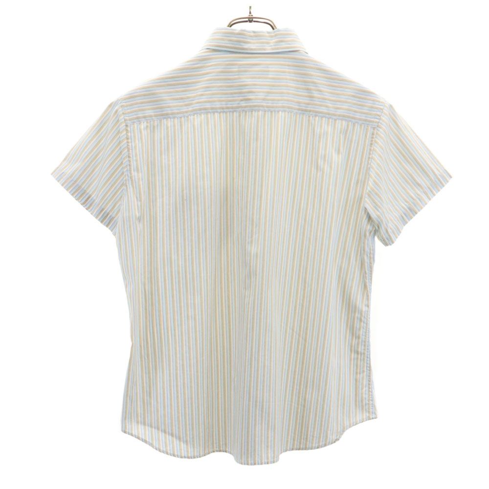 PEARLY GATES パーリーゲイツ ストライプ柄 ゴルフ 半袖 シャツ 2 ホワイト 他 レディース