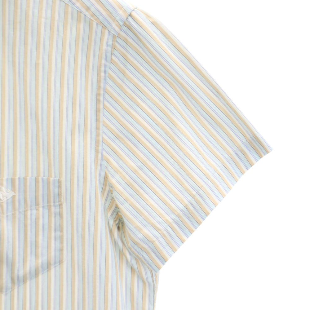 PEARLY GATES パーリーゲイツ ストライプ柄 ゴルフ 半袖 シャツ 2 ホワイト 他 レディース