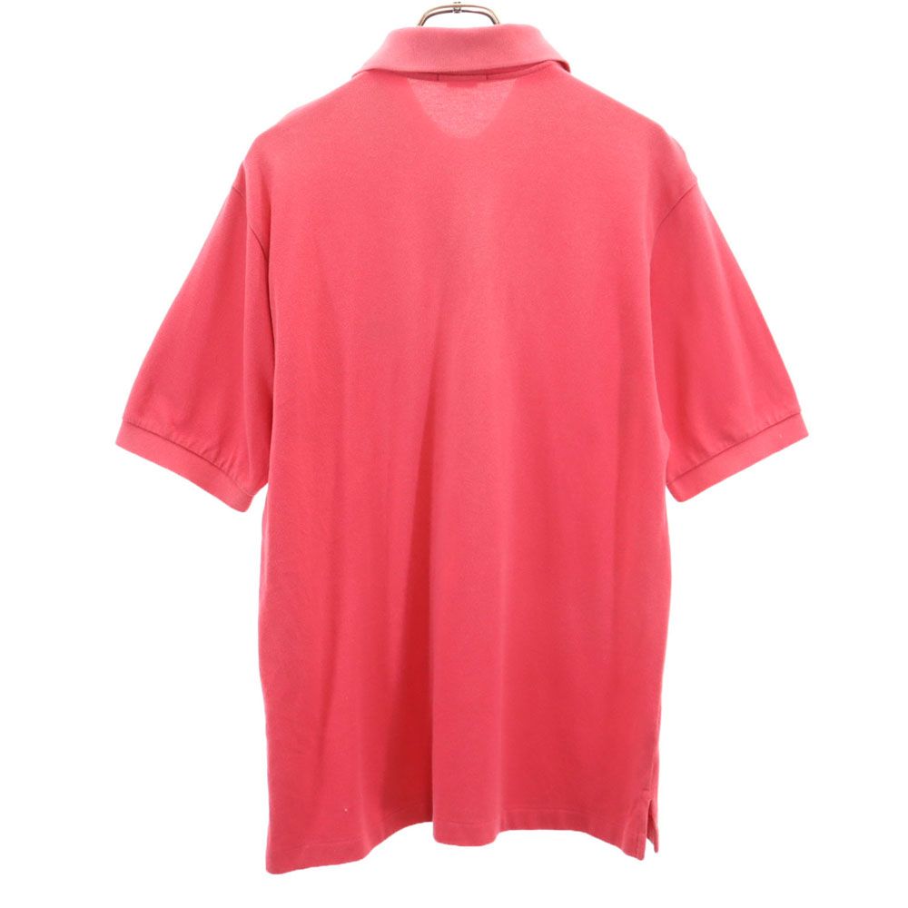 PEARLY GATES パーリーゲイツ 日本製 ゴルフ 半袖 鹿の子 ポロシャツ L ピンク メンズ