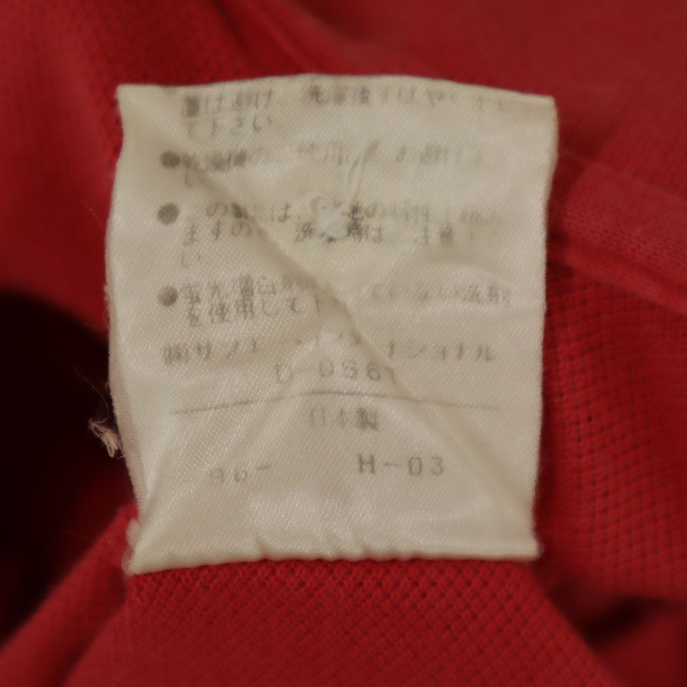 PEARLY GATES パーリーゲイツ 日本製 ゴルフ 半袖 鹿の子 ポロシャツ L ピンク メンズ