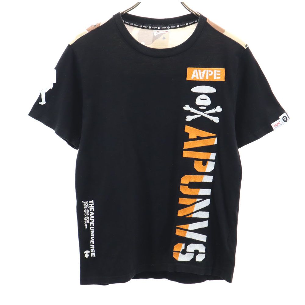 A BATHING APE アベイシングエイプ 半袖 Tシャツ S ブラック メンズ