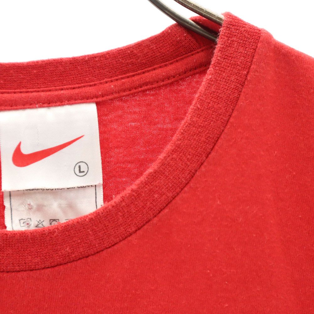 NIKE ナイキ 90s 00s 白タグ オールド 半袖 Tシャツ L レッド メンズ