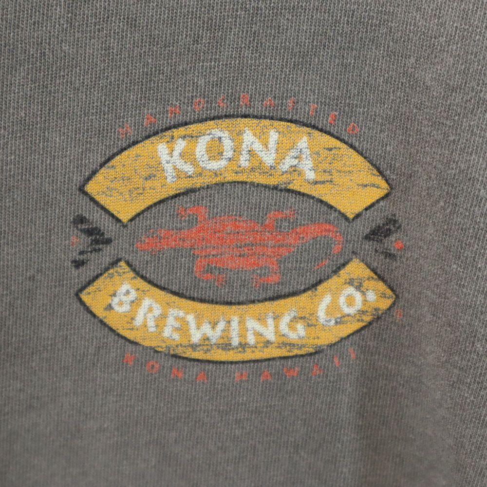 クレイジーシャツ オールド バックプリント 半袖 Tシャツ L グレー Crazy Shirt メンズ