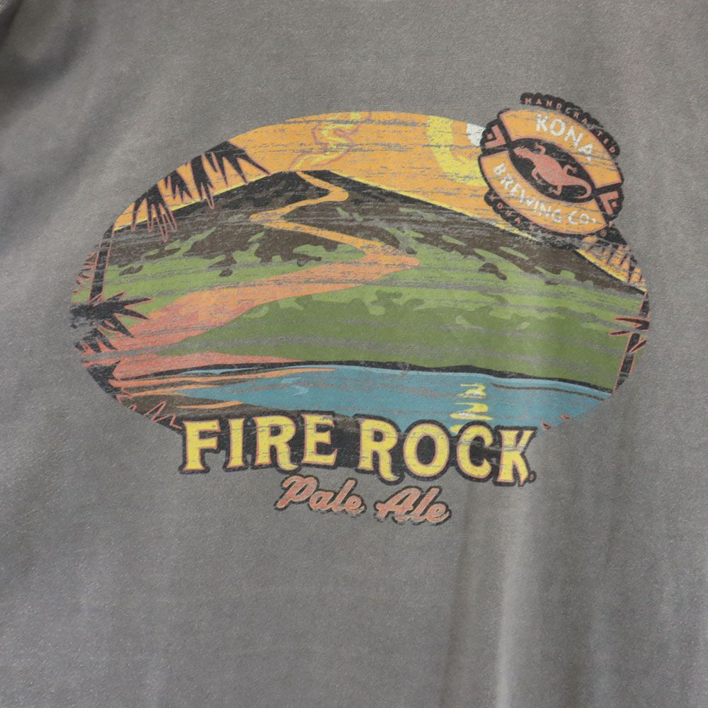 クレイジーシャツ オールド バックプリント 半袖 Tシャツ L グレー Crazy Shirt メンズ