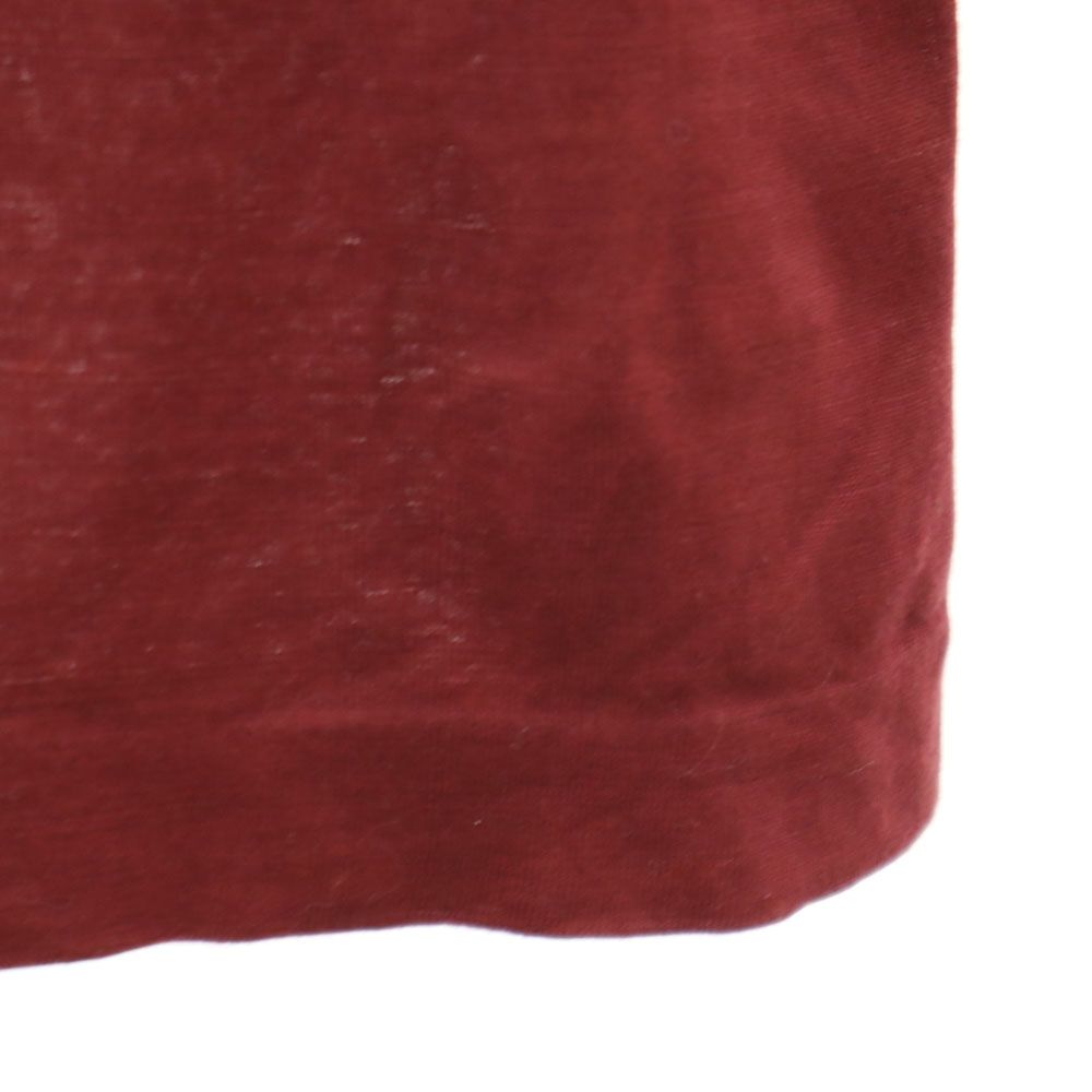 Cagi 80s 90s イタリア製 オールド 半袖 Tシャツ 4 ボルドー メンズ