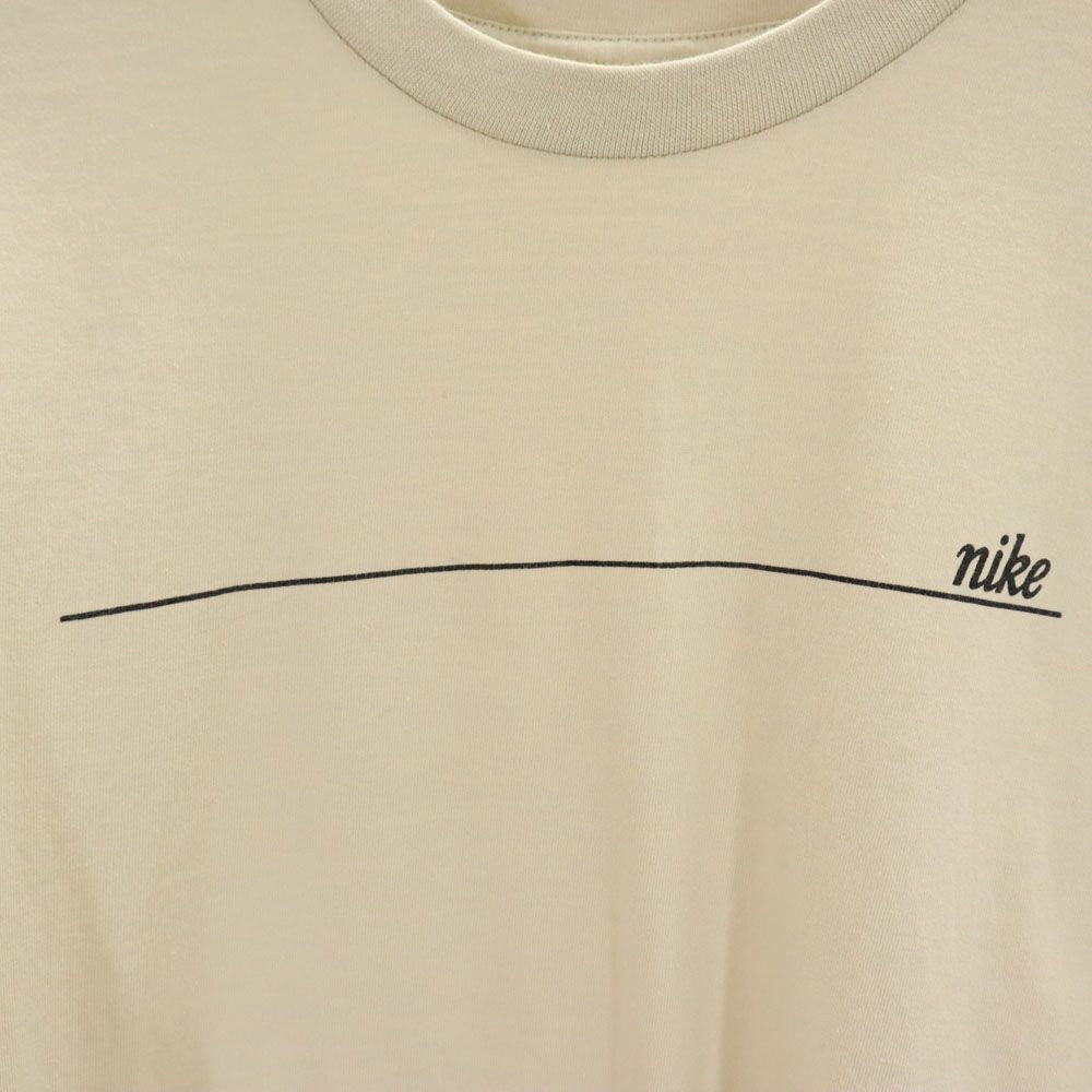 NIKE ナイキ 90s 00s オールド 白タグ 半袖 Tシャツ S ベージュ メンズ