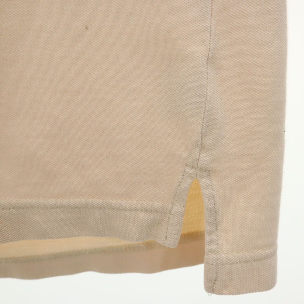 Pierre Cardin ピエールカルダン 半袖 鹿の子 ポロシャツ L ペールオレンジ メンズ