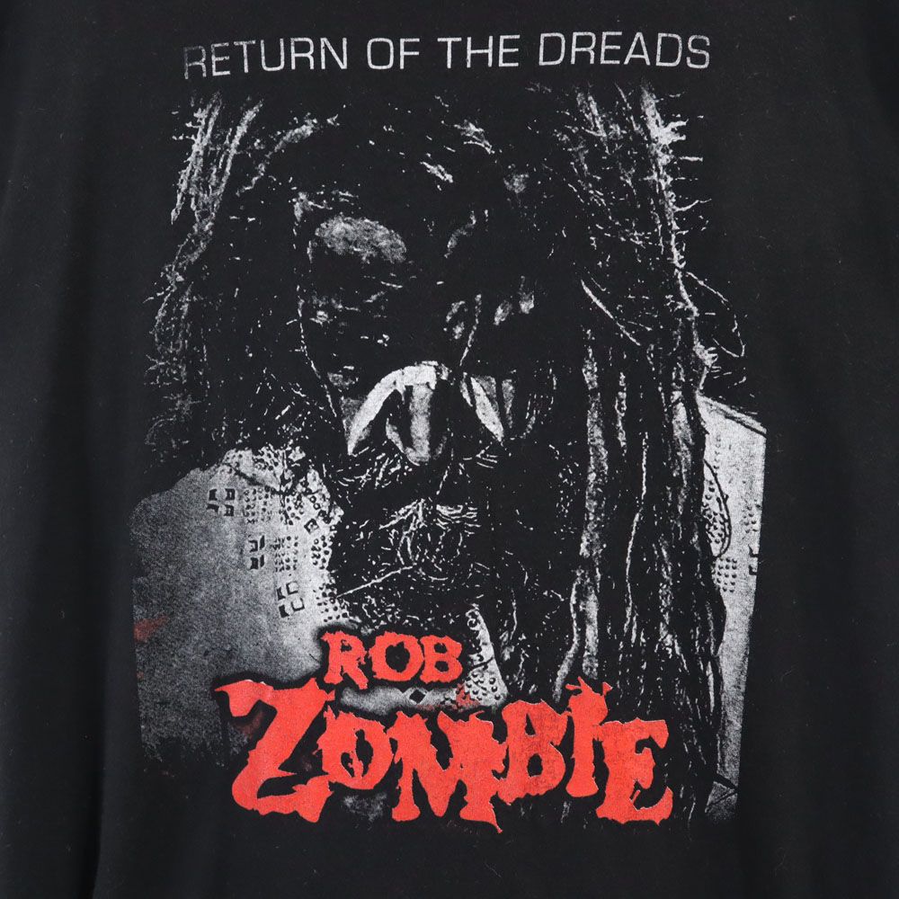 Korn×Rob Zombie コーン×ロブゾンビ 2016年 半袖 Tシャツ ブラック系 バンT メンズ