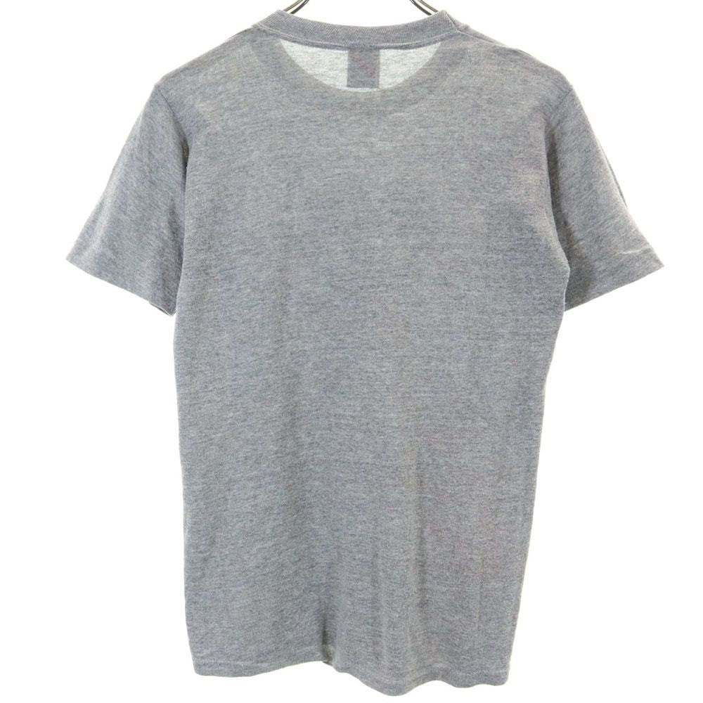 JERZEES ジャージーズ 90s USA製 オールド ミッキーマウスプリント 半袖 Tシャツ S グレー系 メンズ