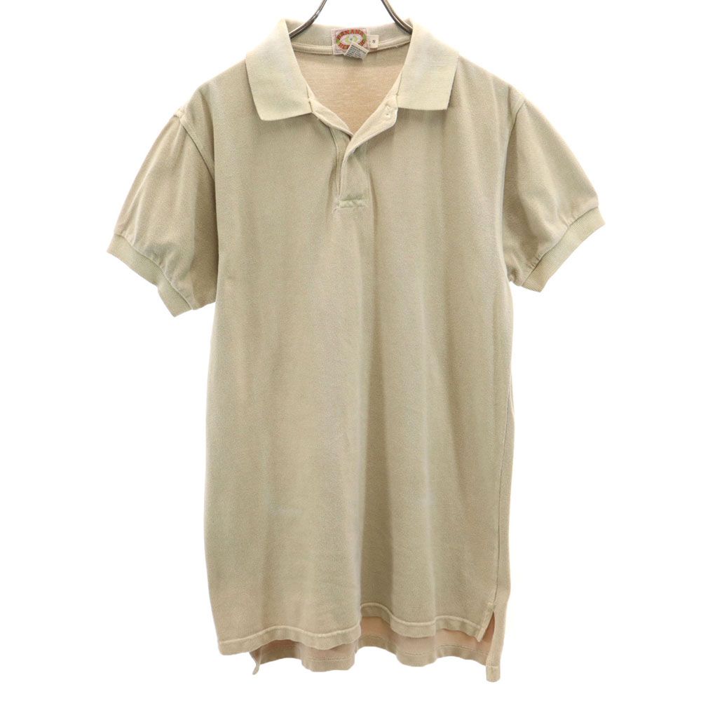 Banana Republic バナナリパブリック 80s ヴィンテージ 半袖 ポロシャツ S ベージュ 鹿の子 メンズ