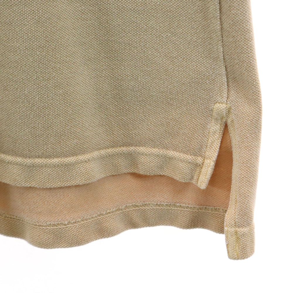 Banana Republic バナナリパブリック 80s ヴィンテージ 半袖 ポロシャツ S ベージュ 鹿の子 メンズ