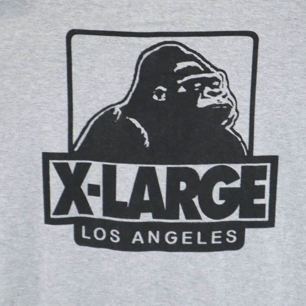 XLARGE エクストララージ 日本製 プリント 半袖 Tシャツ S グレー メンズ
